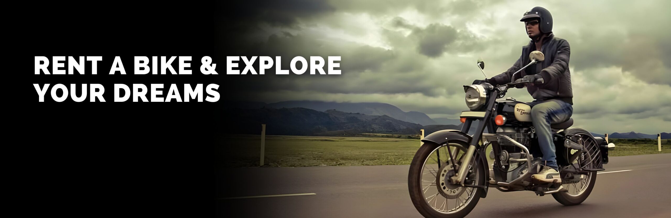 rent a bike & Explore your dreams desk